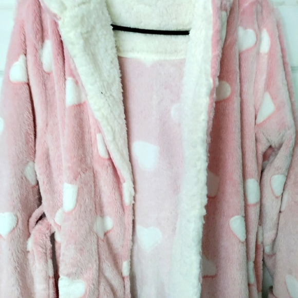 Pink bathrobe for child - Picture 5 of 6